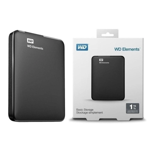 hd externo 1 tb western digital elements preto usb 3.0 wdbuzg0010bbk-w